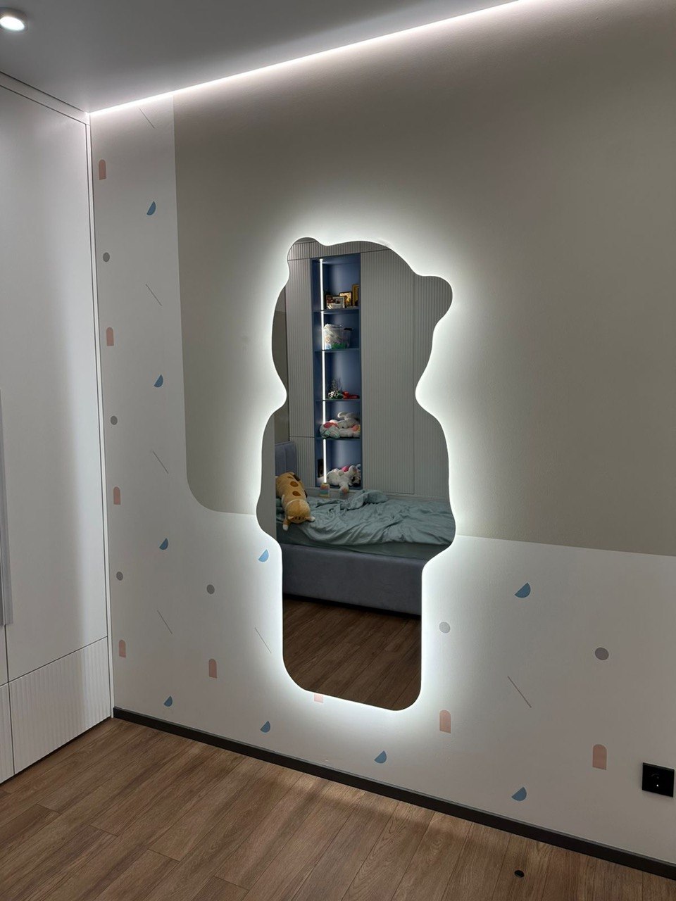 Зеркало Мишка с Led-подсветкой